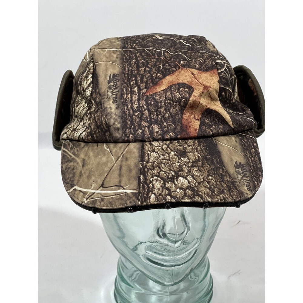 Tek Gear LED‎ Light Hat Mens ML Oak Tree Camo Hunting Outdoor
